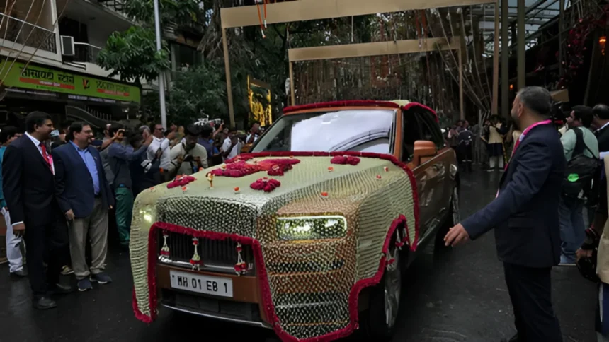 Anant Ambani's Barat- Dulhe ki car