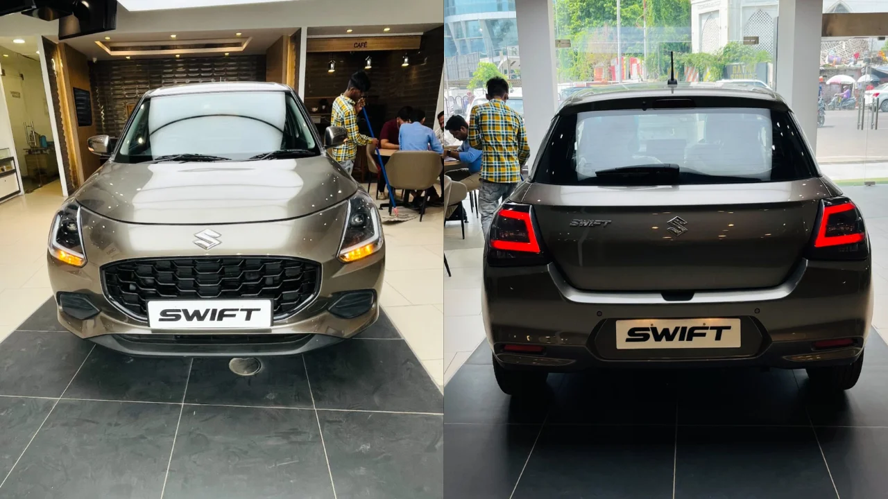 Maruti Suzuki Swift ZXI Back & Front View