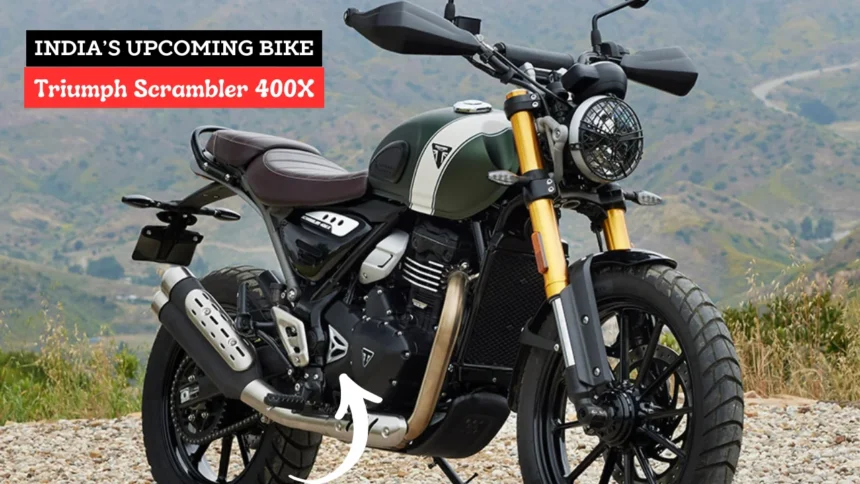 India’s Upcoming Bike Triumph Scrambler 400X