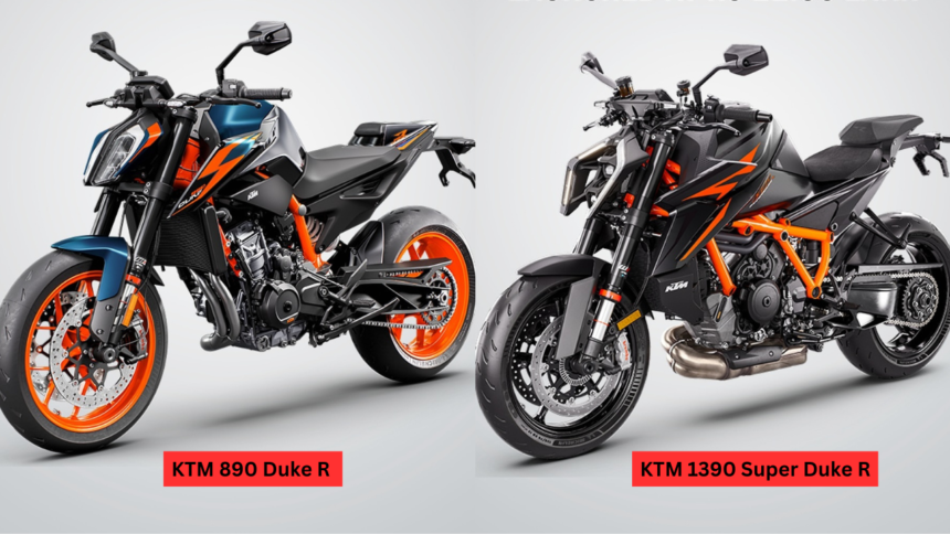 KTM 890 Duke R & KTM 1390 Super Duke R Launched