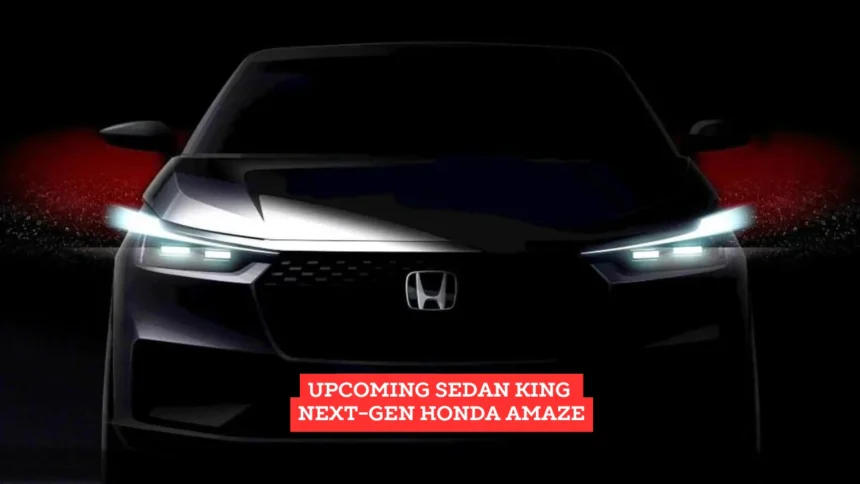 Upcoming Sedan King Next-Gen Honda Amaze