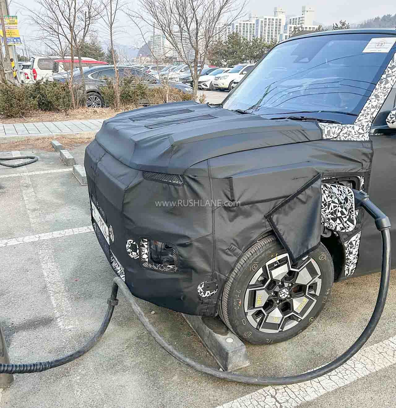 Charging of new Hyundai EV seen