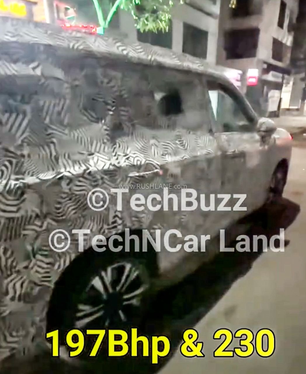 2027 MG Starlight hybrid SUV spied