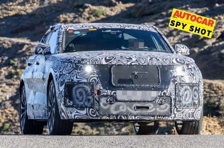 Range Rover Velar EV spied