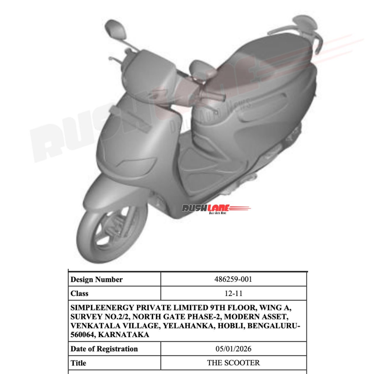 New Simple Family Scooter Patented
