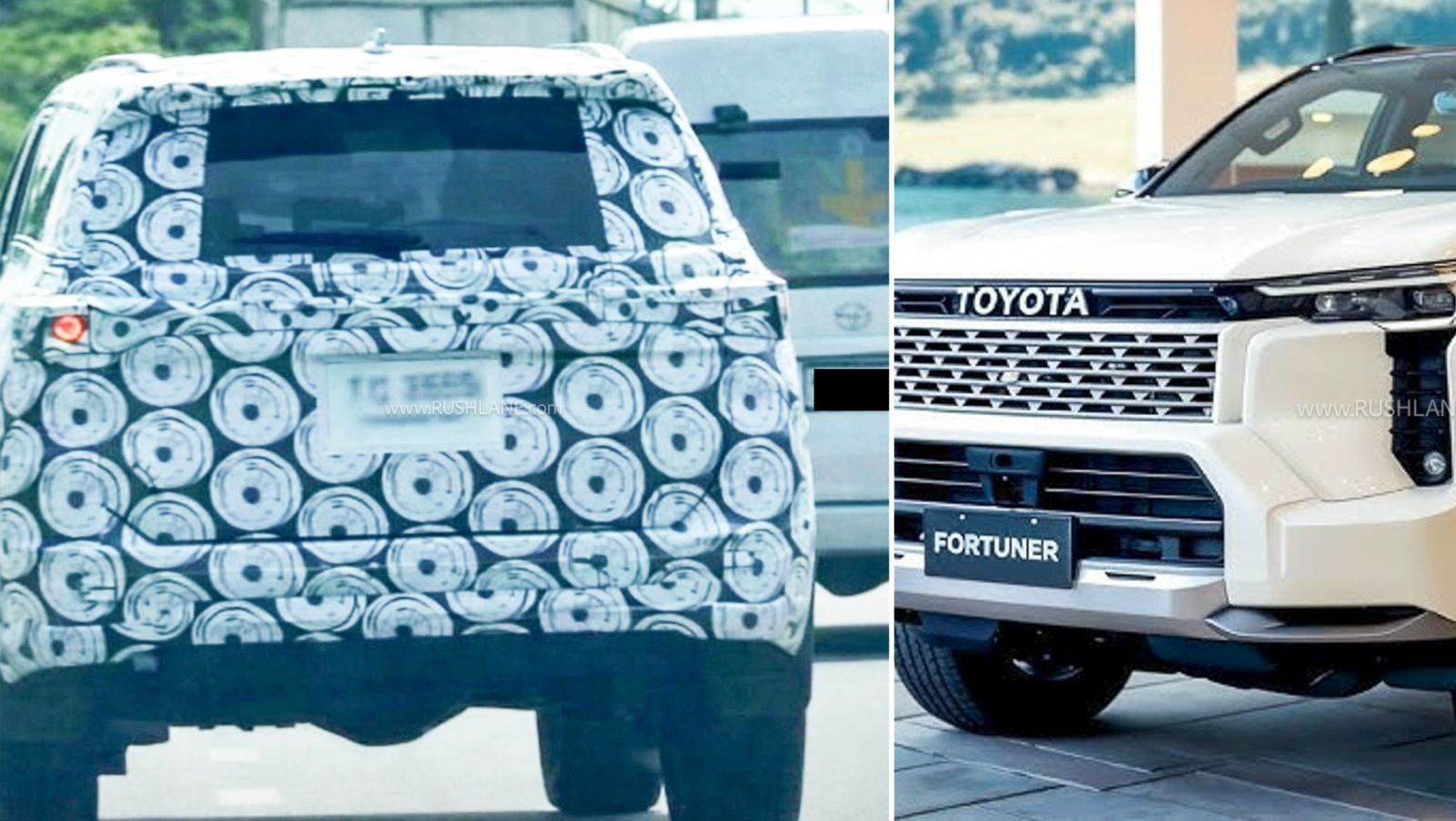 2026 Toyota Fortuner spied