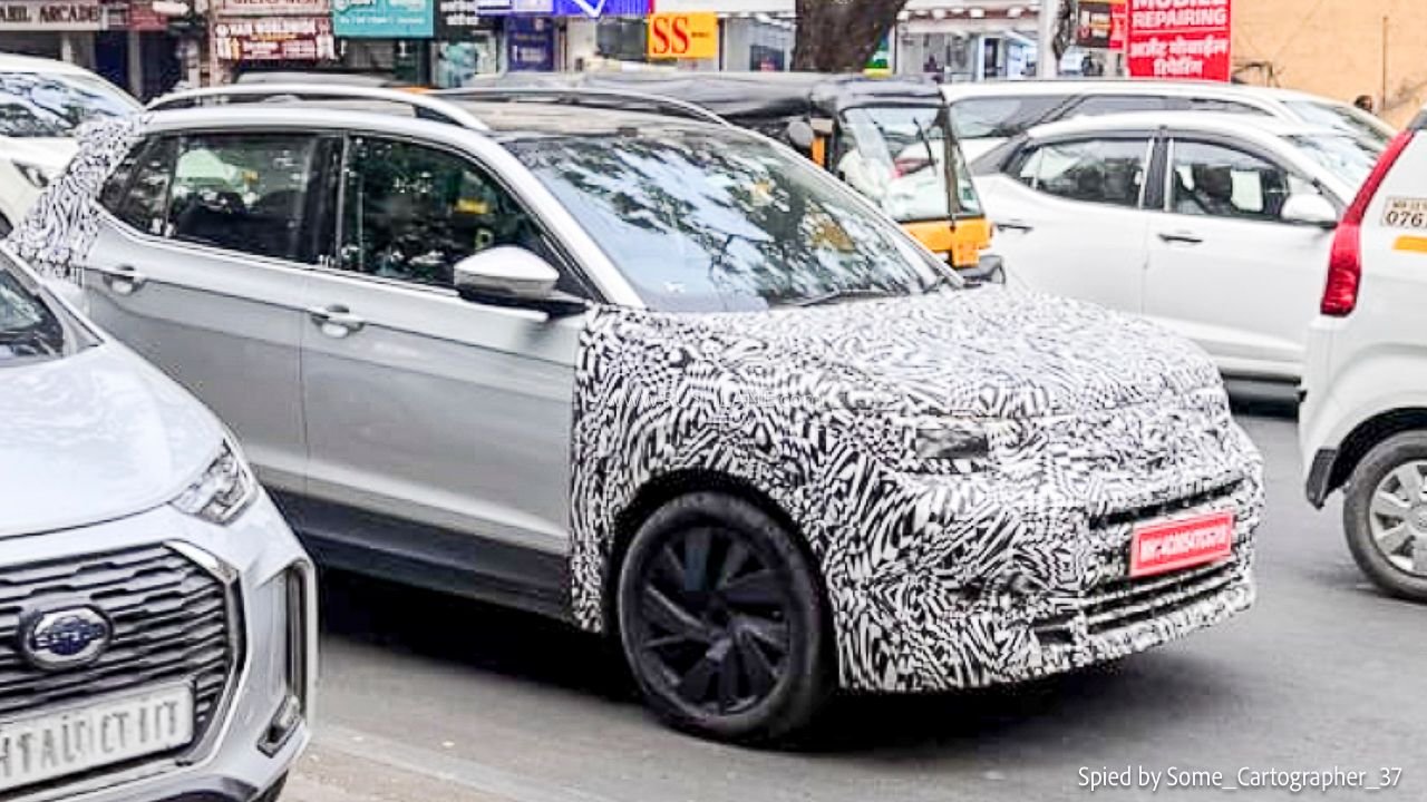 2026 VW Taigun facelift spied