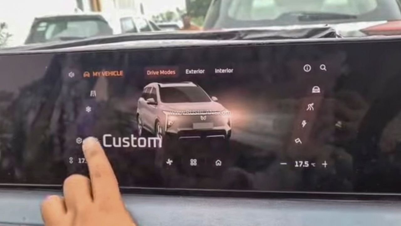 Mahindra XEV 9S Custom Mode