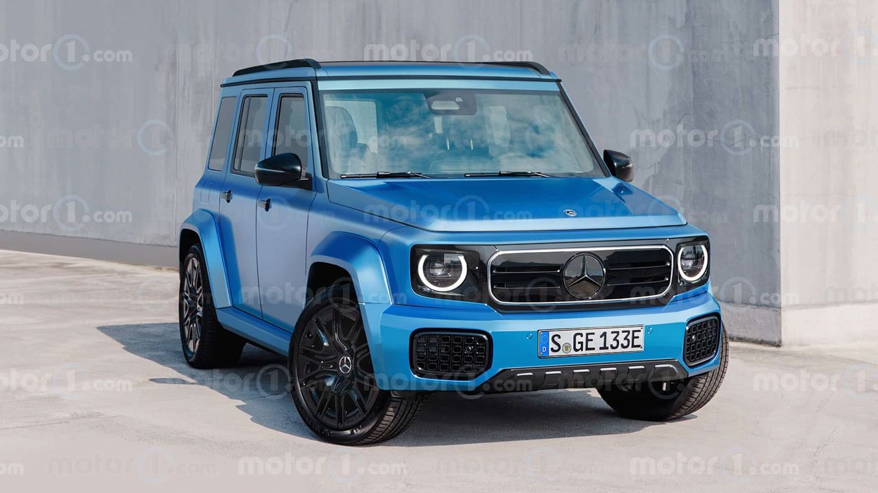 Rendering of Mercedes Baby G-Class