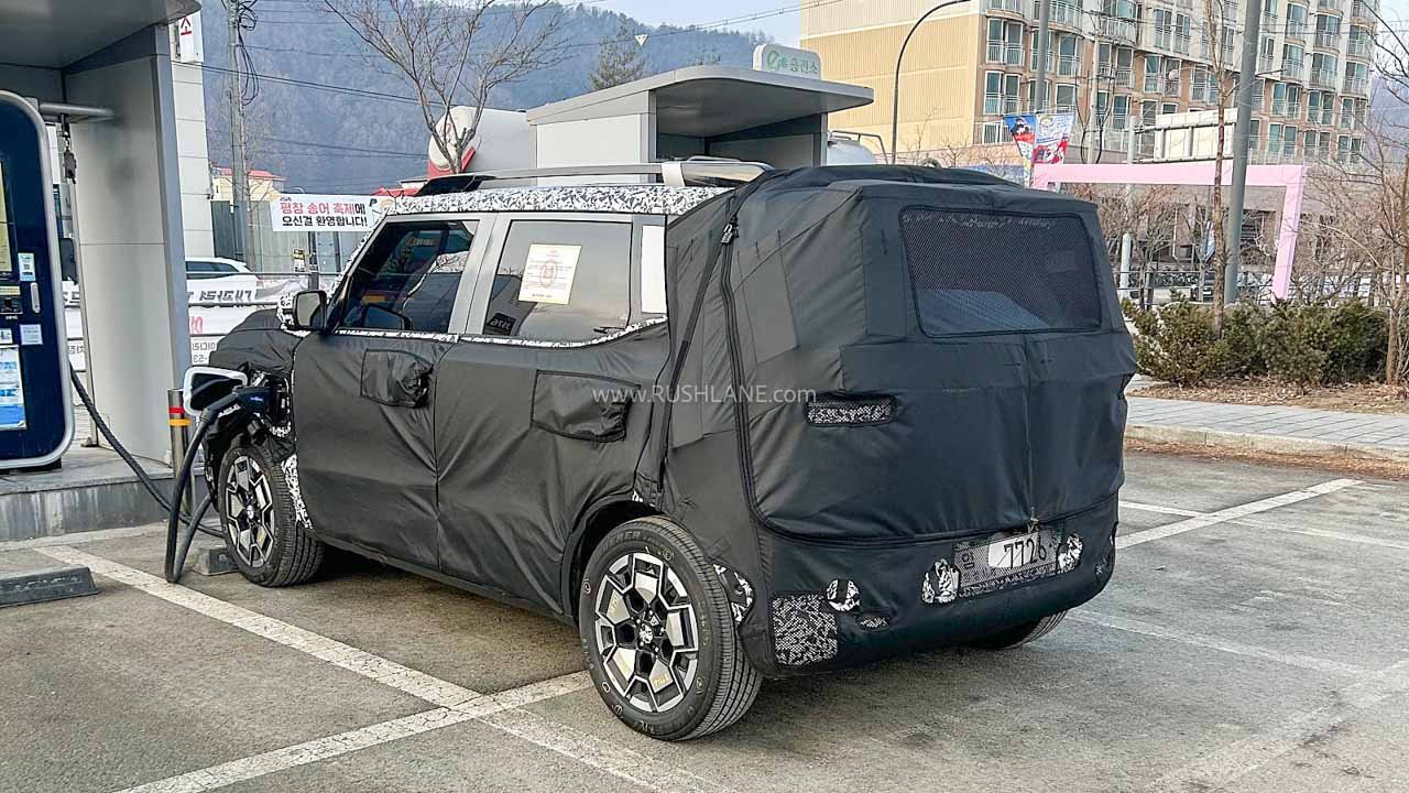Charging of new Hyundai EV seen