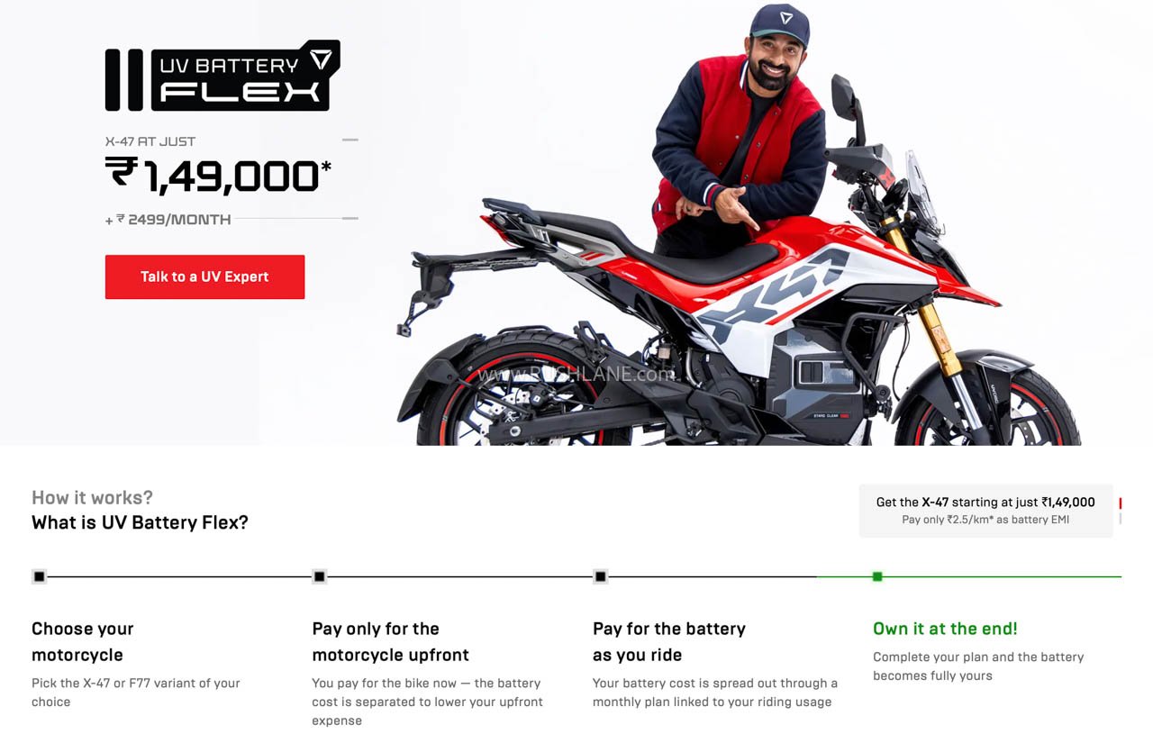 Ultraviolette X-47 BaaS Model