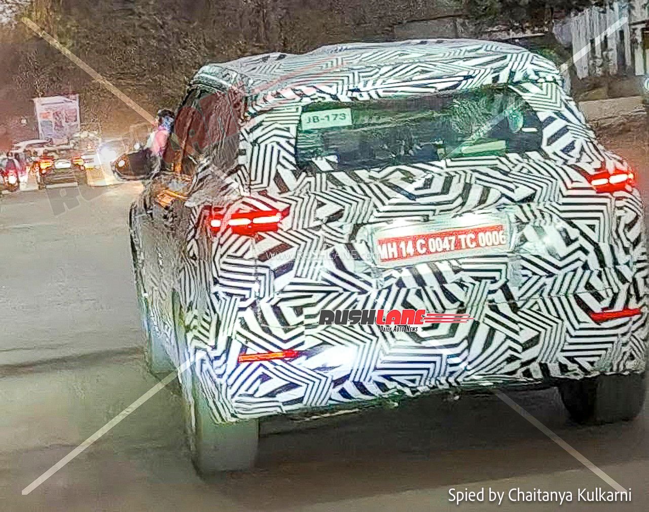 Chery Jaecoo J5 spotted testing in India