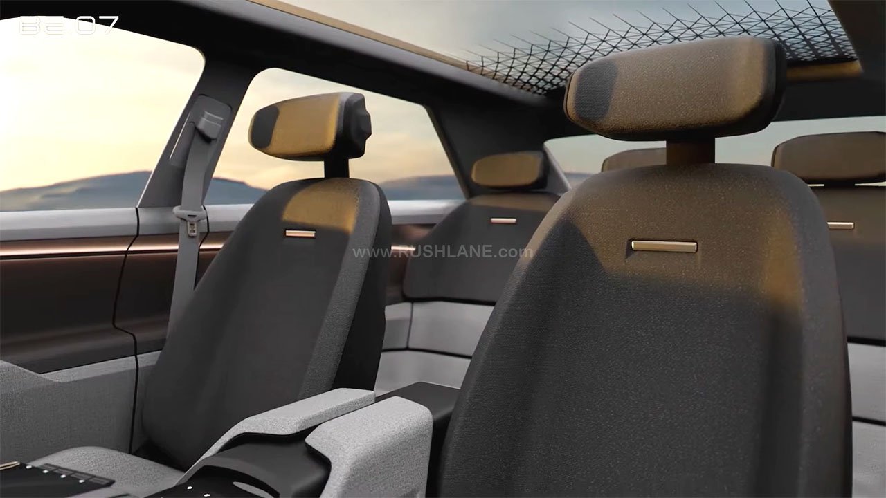 Mahindra BE.07 Seats