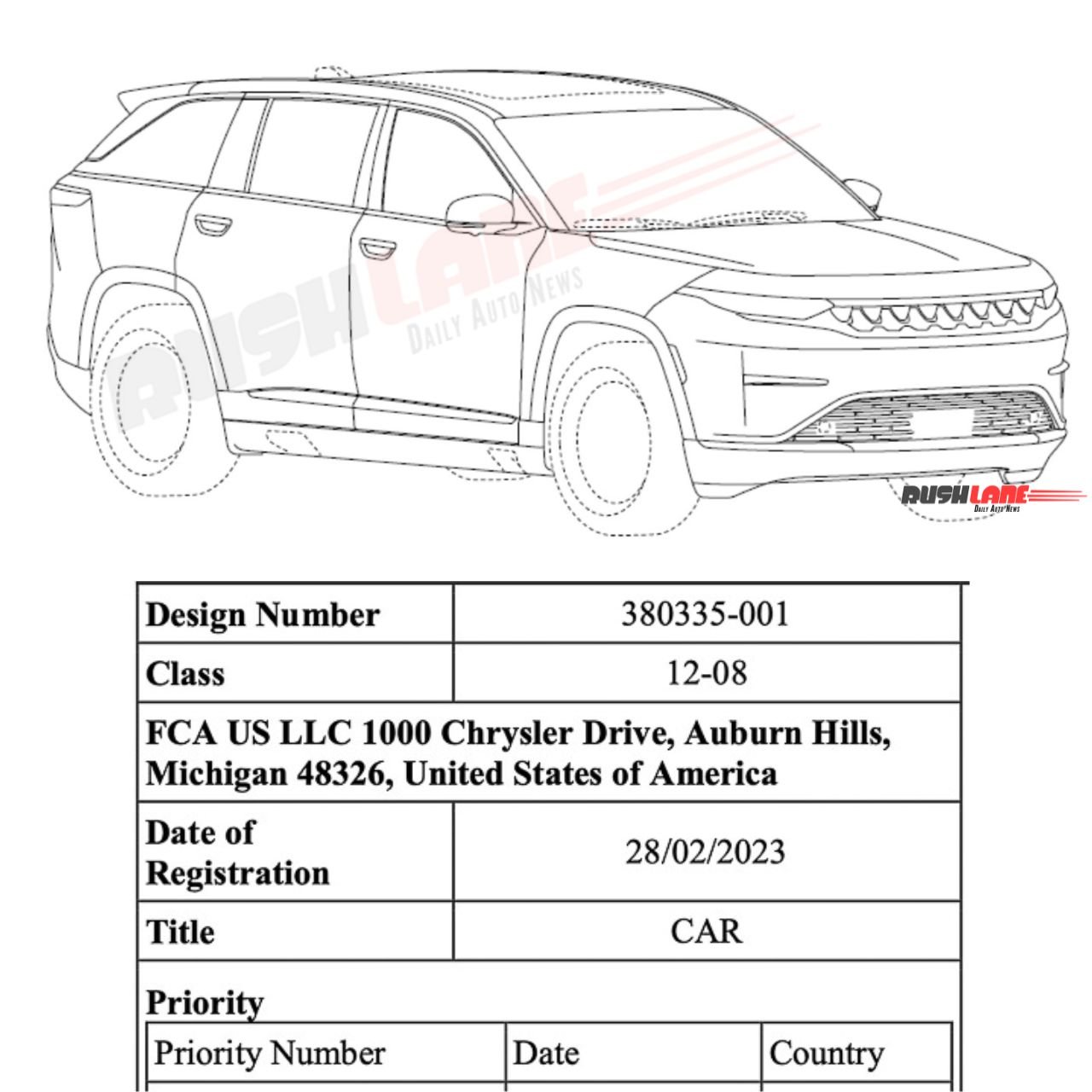 Jeep Wagoneer S electric SUV patented in India