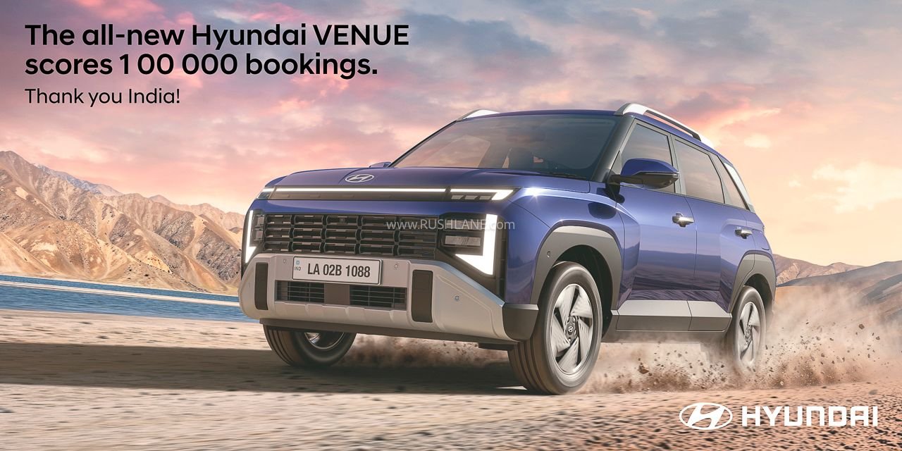 Bookings of new Hyundai Venue cross 1 lakh