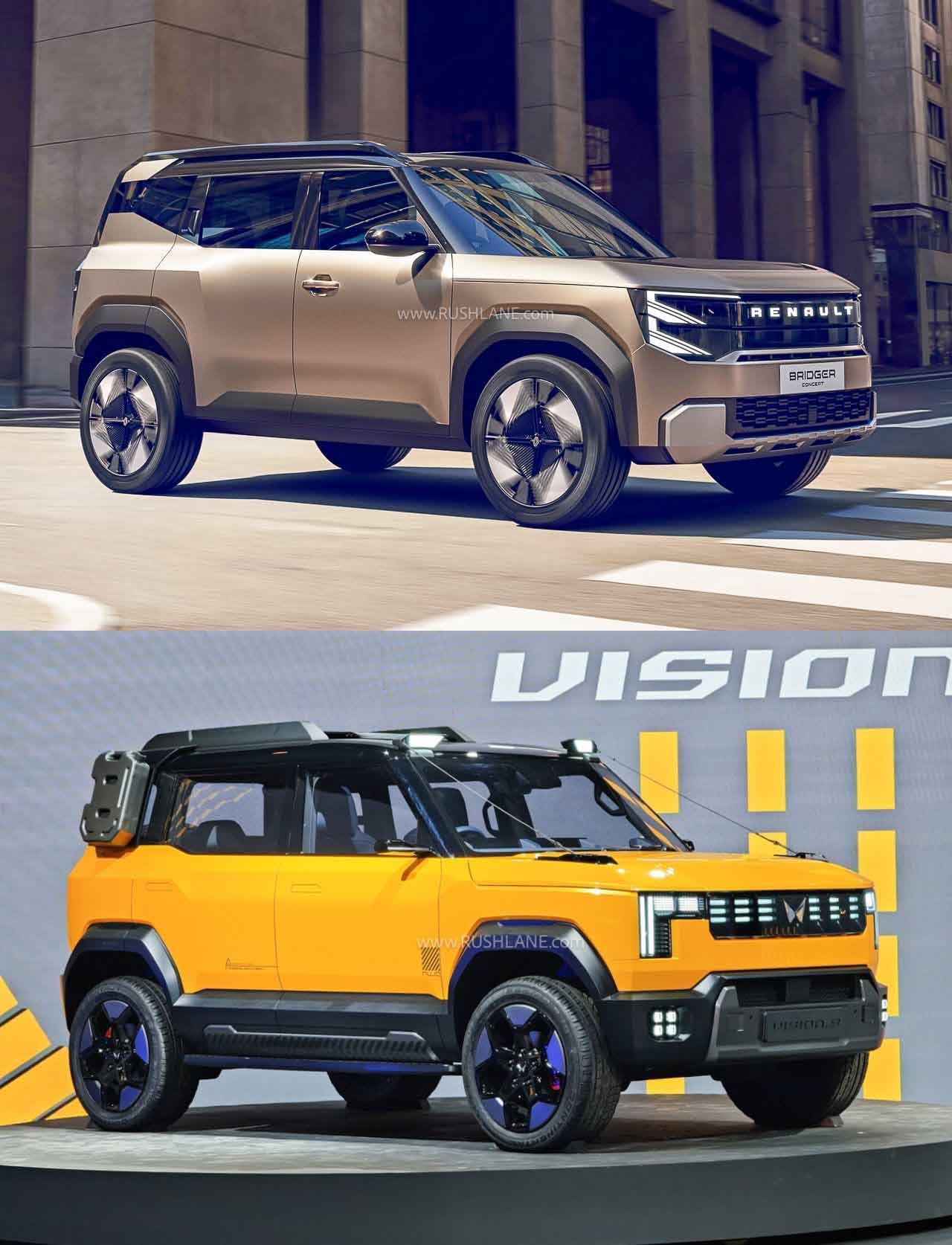 Renault Bridger vs Mahindra Vision S Comparison