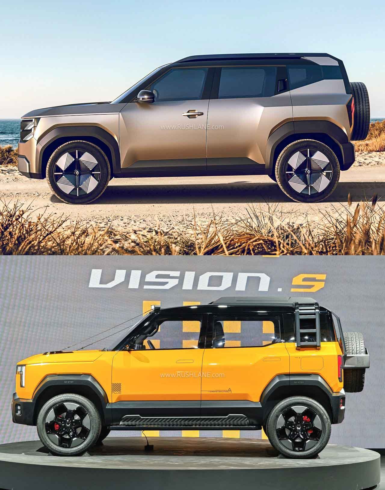 Renault Bridger vs Mahindra Vision S Comparison