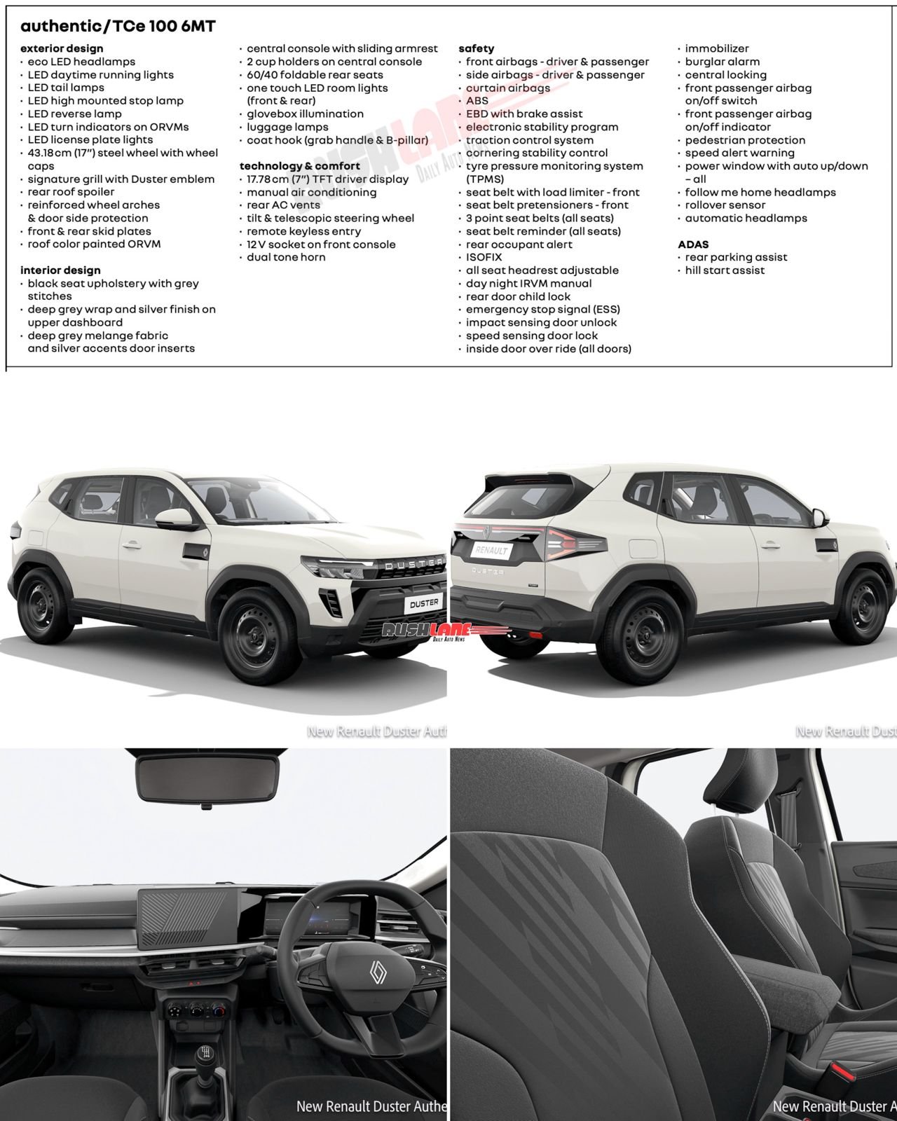 renault duster authentic version