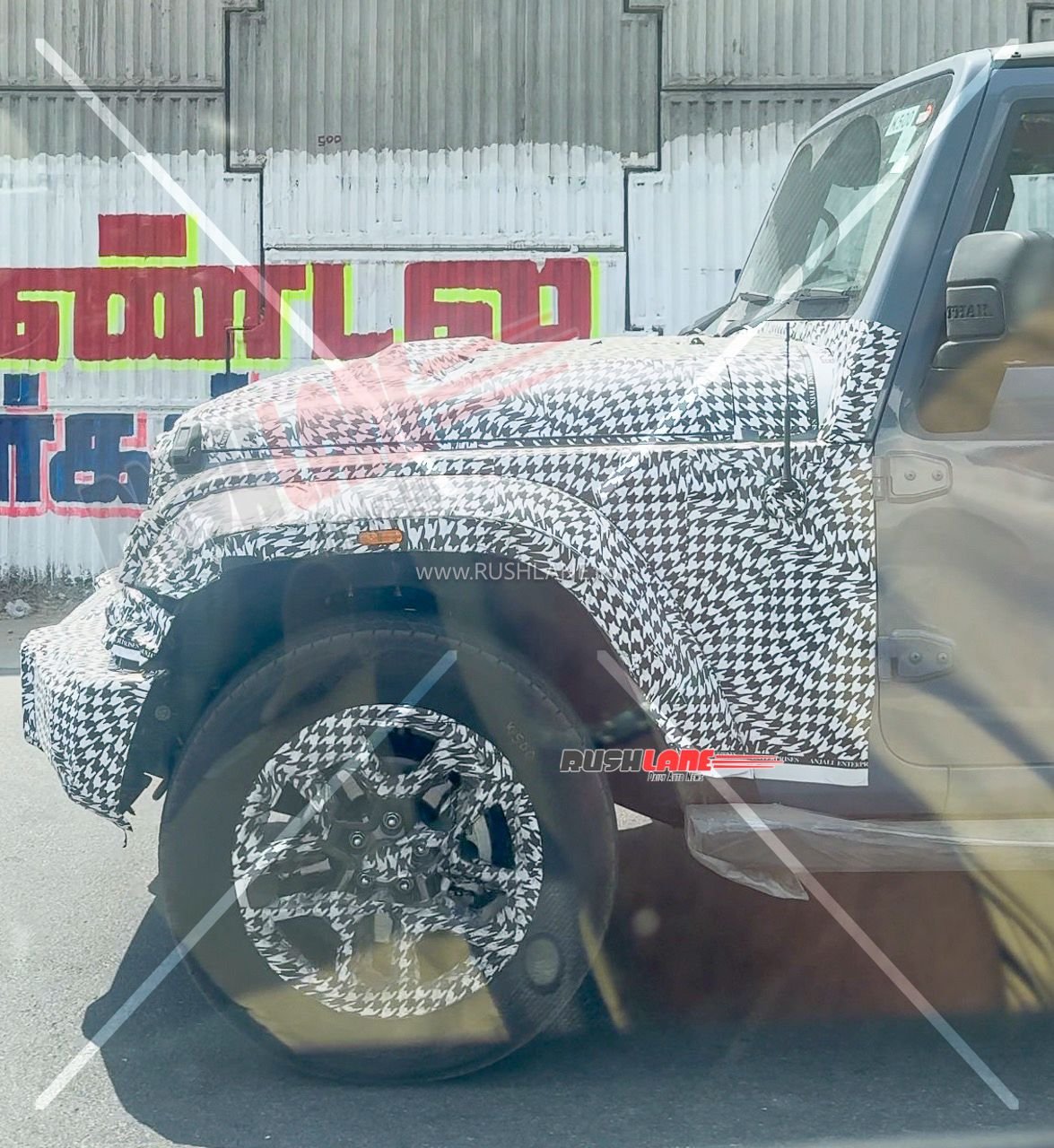 2026 Mahindra Thar facelift spied
