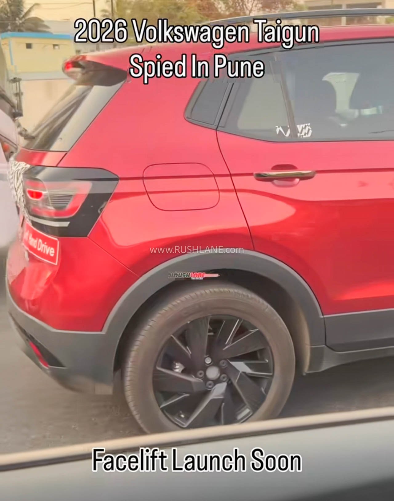 2026 VW Taigun facelift spotted in Pune