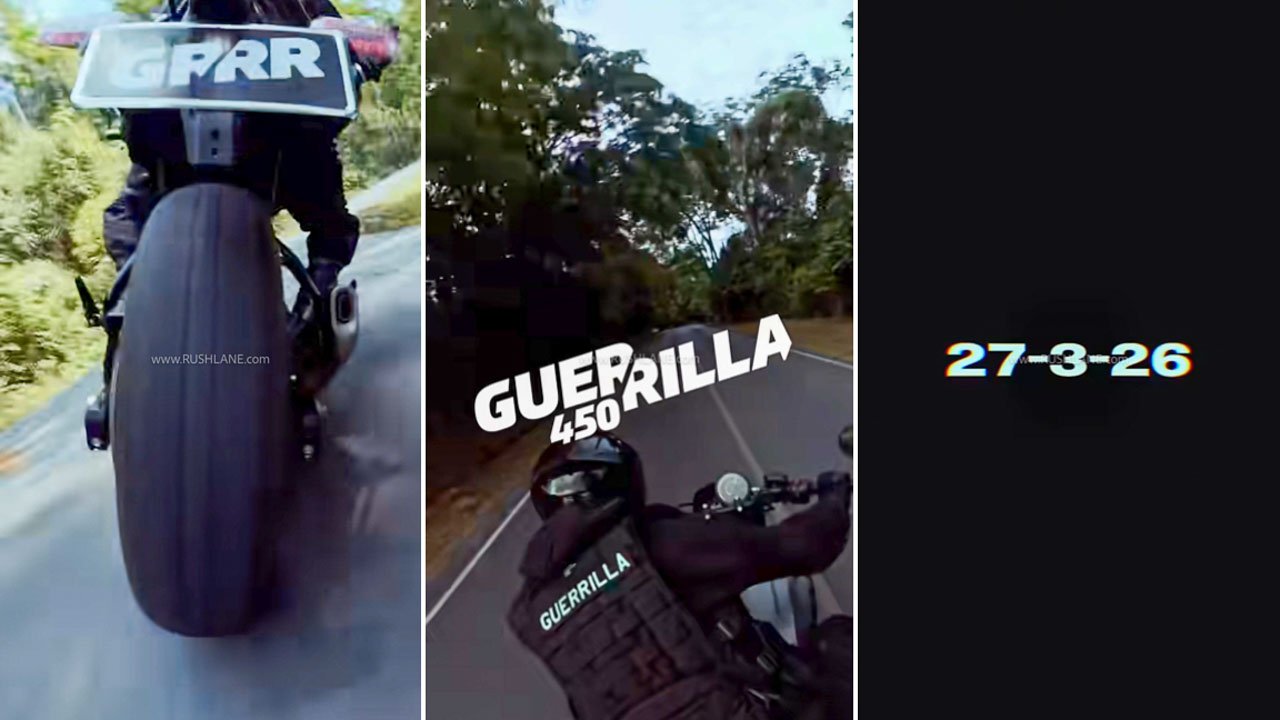 2026 Royal Enfield Guerrilla 450 teaser