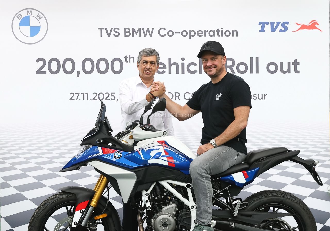 First BMW 450 GS rolls out of TVS plant