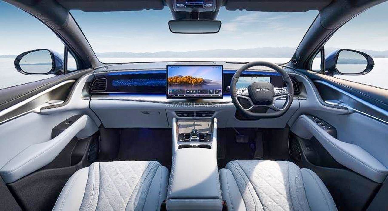 BYD Sealion 7 Anniversary Edition – New Tahiti Blue Interior Theme