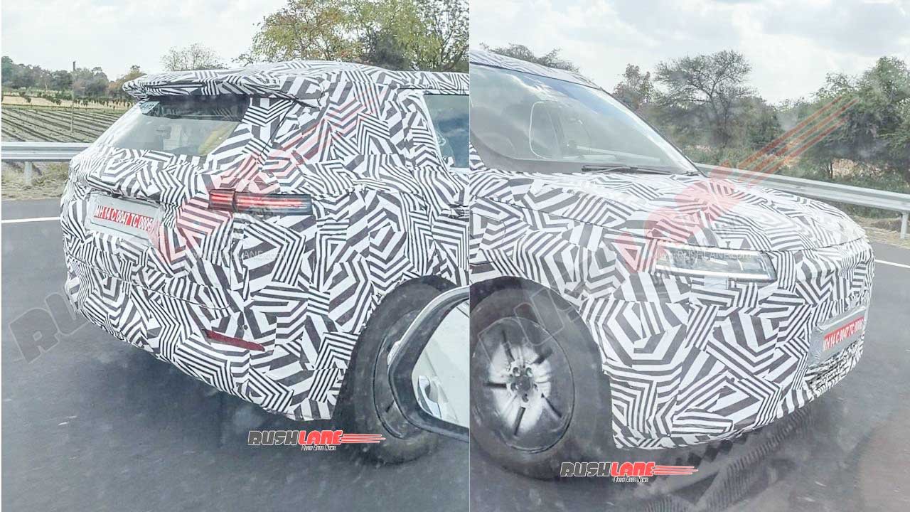 Chery Jaecoo J5 EV spied