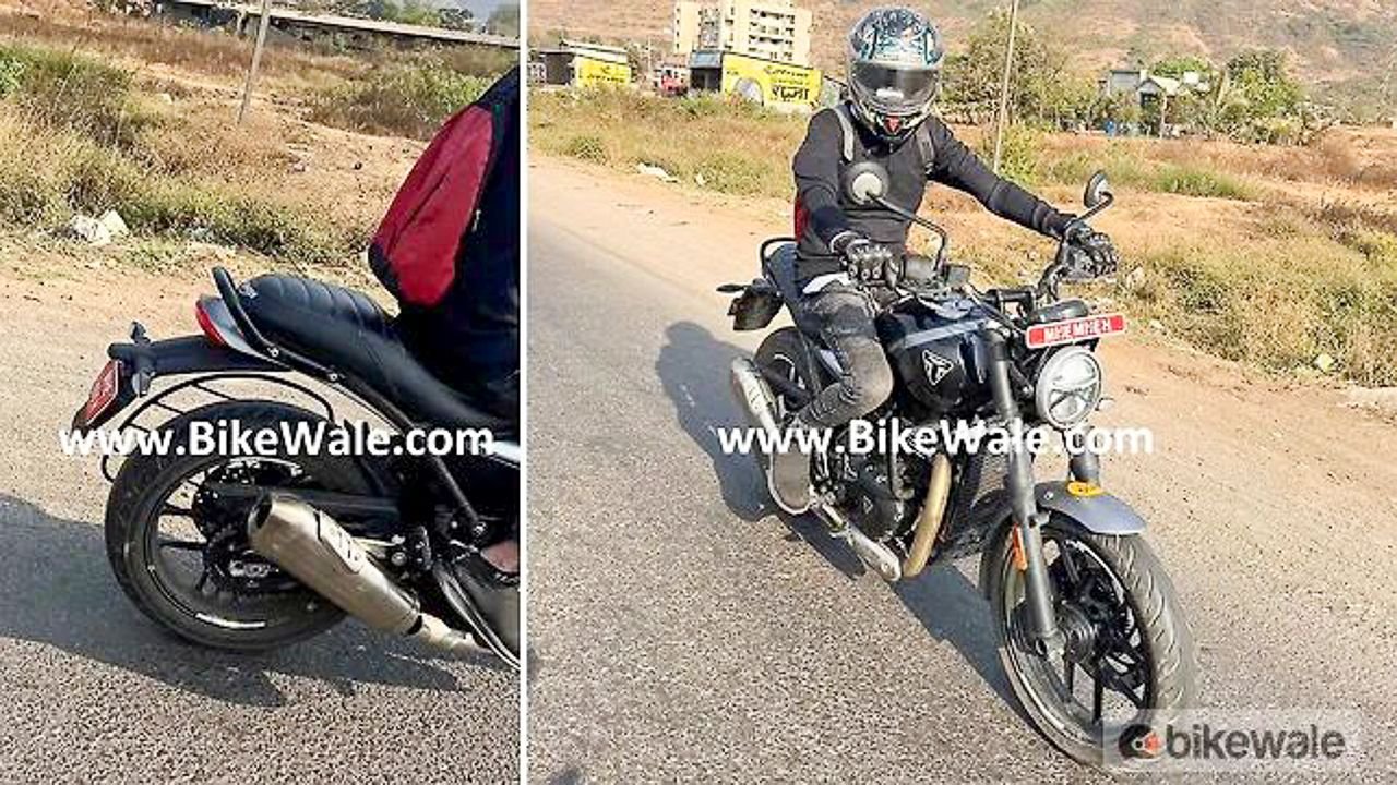 New Triumph 350 spied