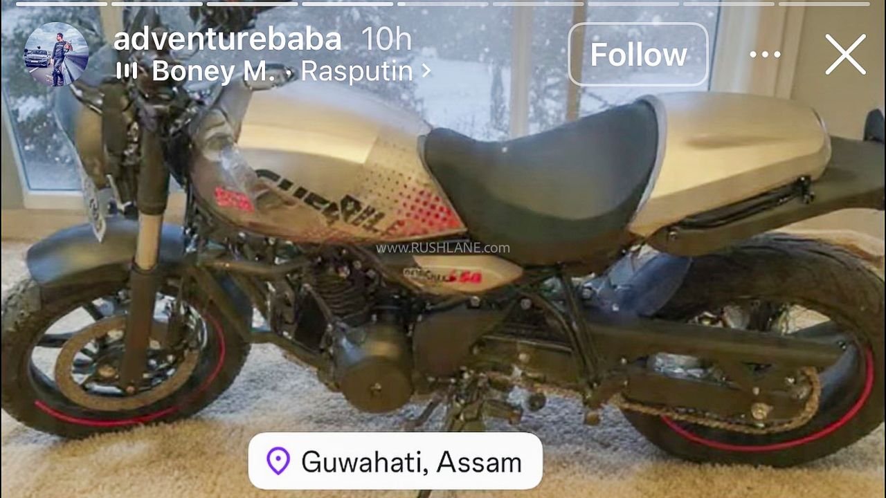Royal Enfield Guerrilla 450 Leaked