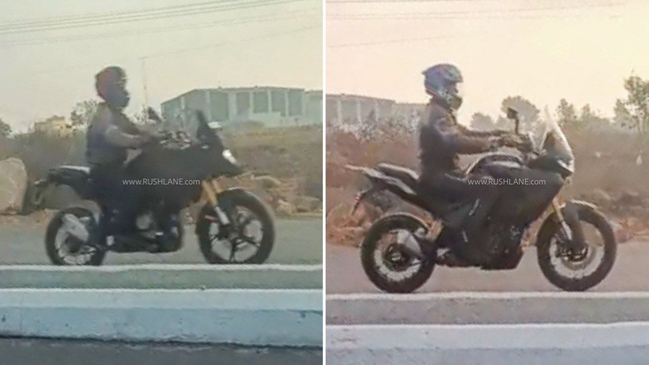 TVS Norton Atlas GT and BMW F 450 GS spotted testing together