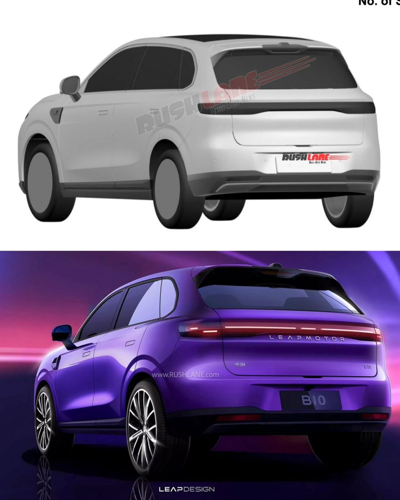 Leapmotor B10 patented in India