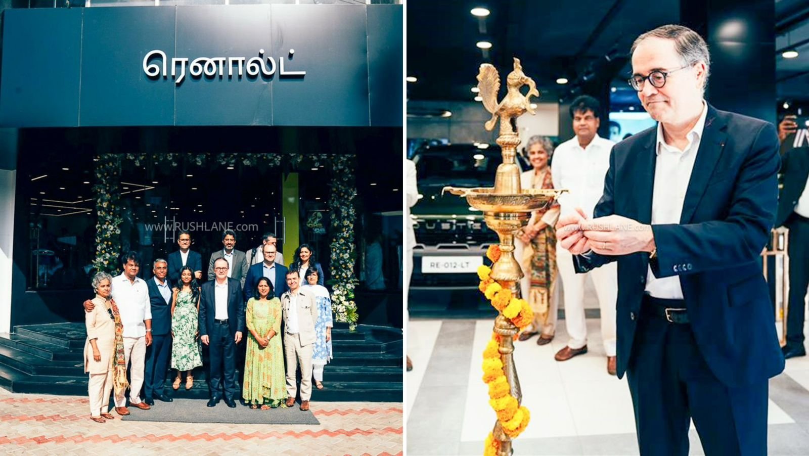 Francois Provost, CEO of Renault Group, inaugurates the new R Store