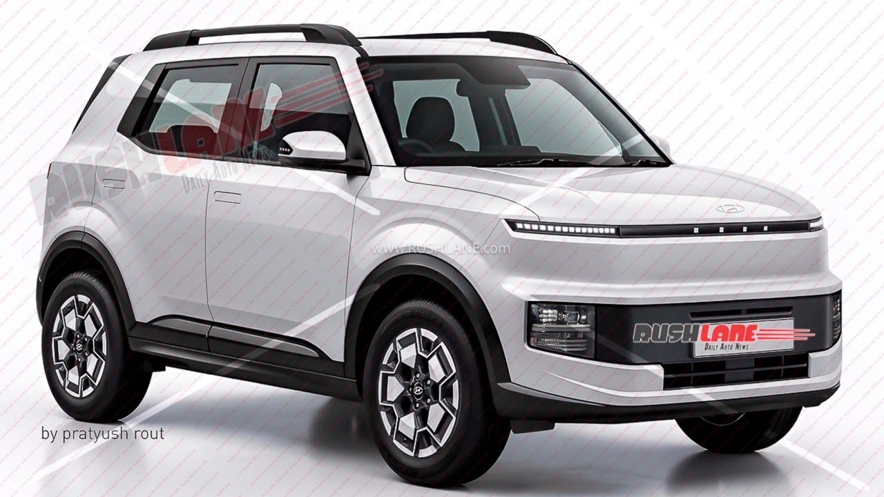New Hyundai electric SUV for India - renders