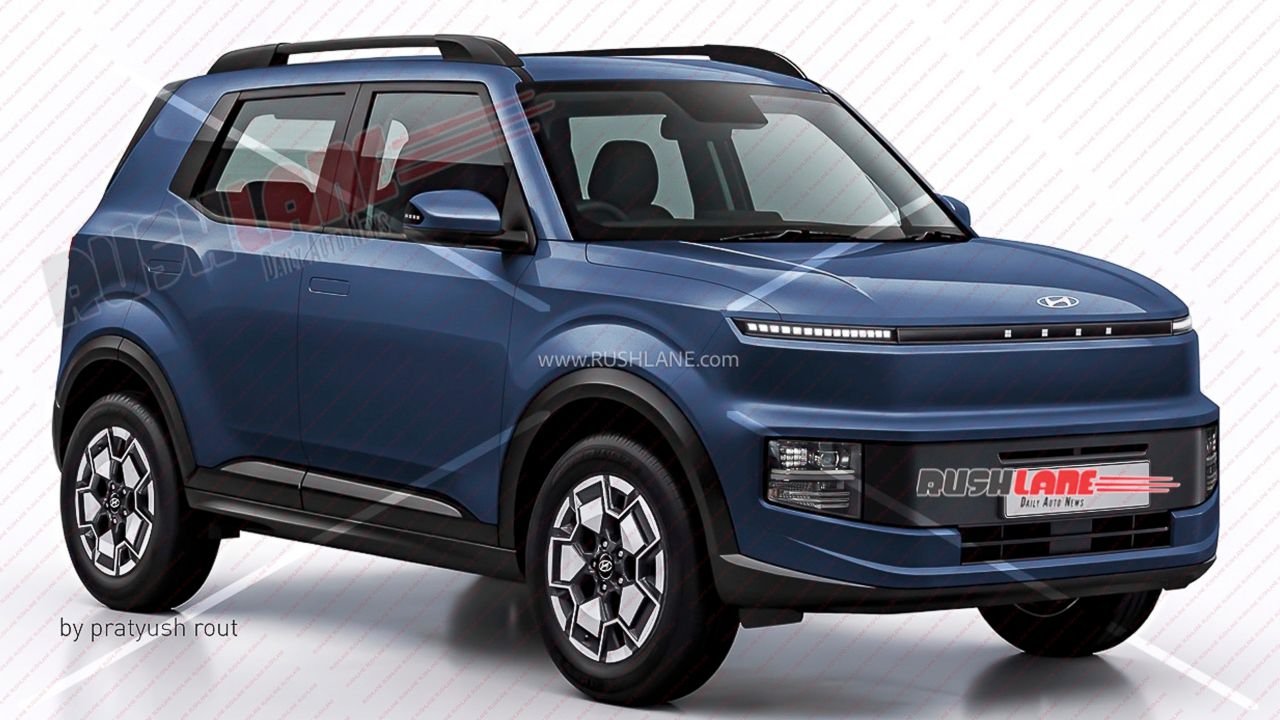 New Hyundai electric SUV for India - renders