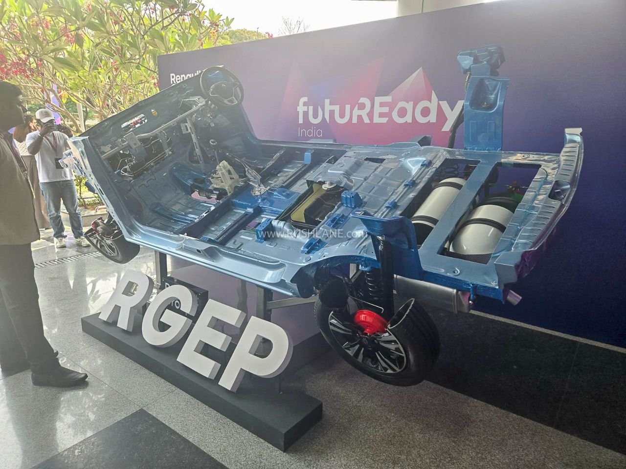 RGEP platform for Kiger and Triber turbo petrol underbody CNG