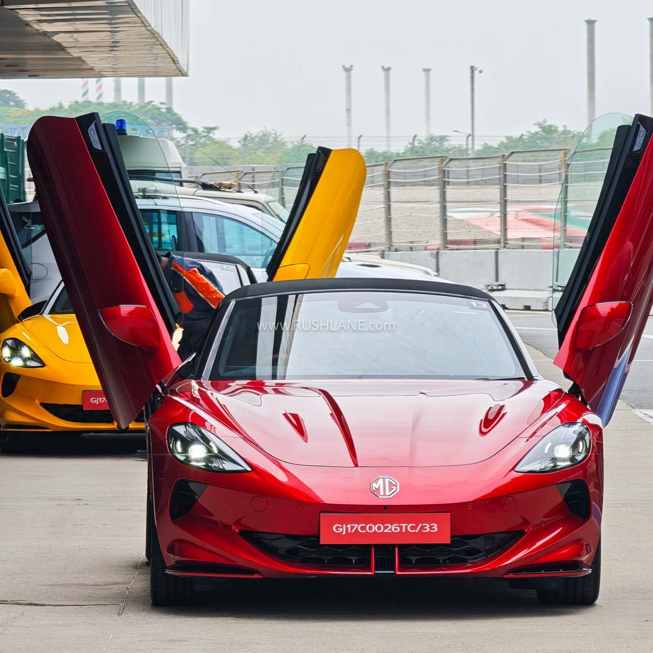MG Cyberster Track Experience at Buddh International Circuit
