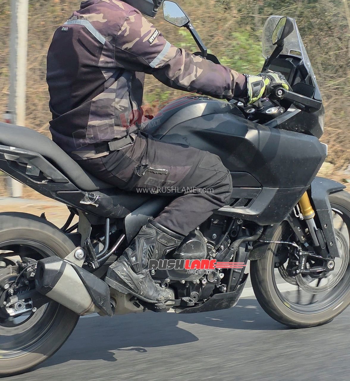 TVS Norton Atlas GT ADV spied