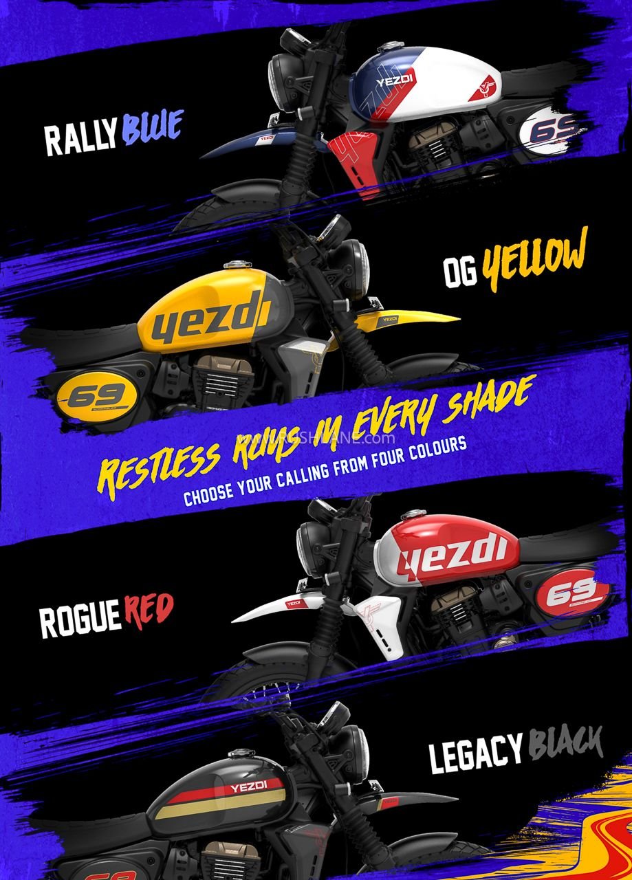 New Yezdi Scrambler 350