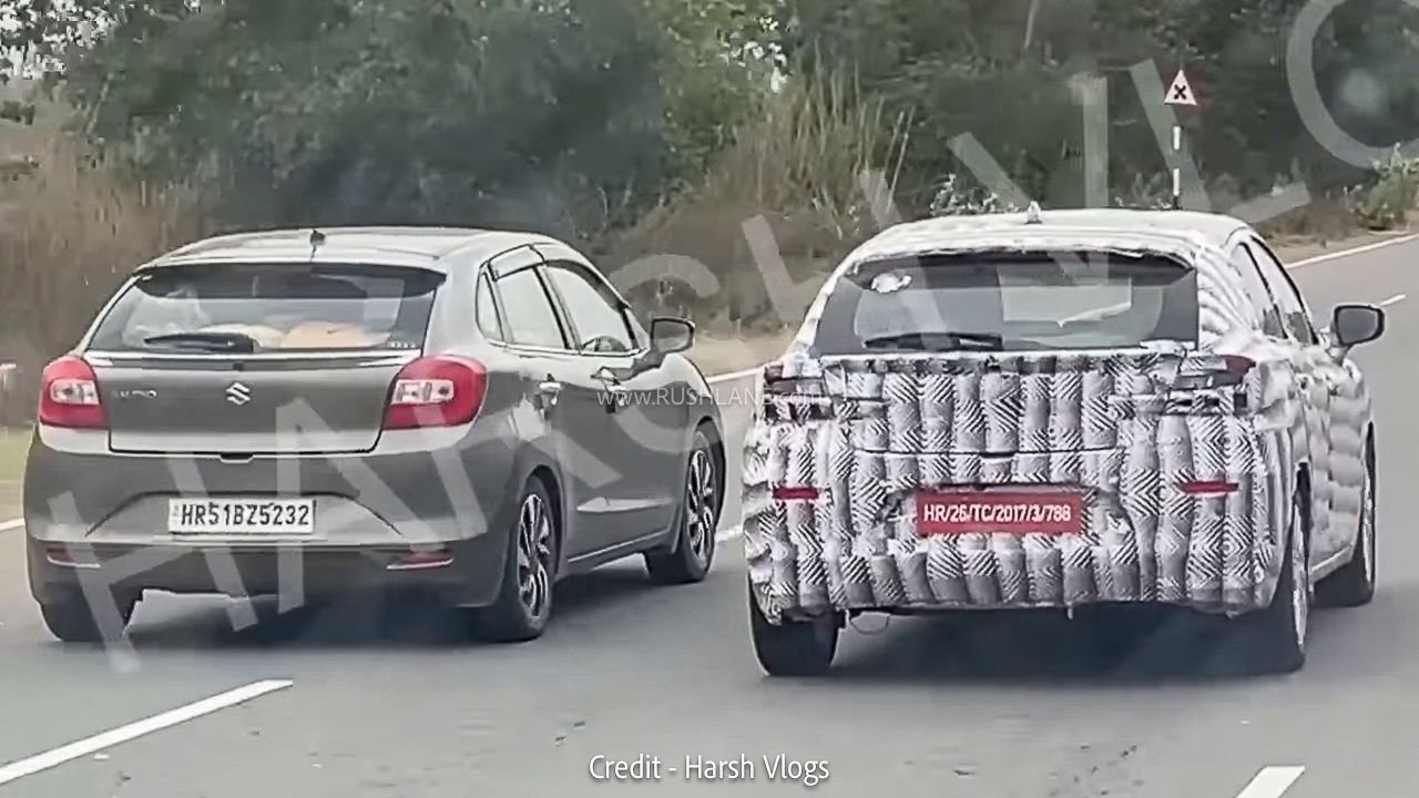2026 Maruti Baleno facelift spied