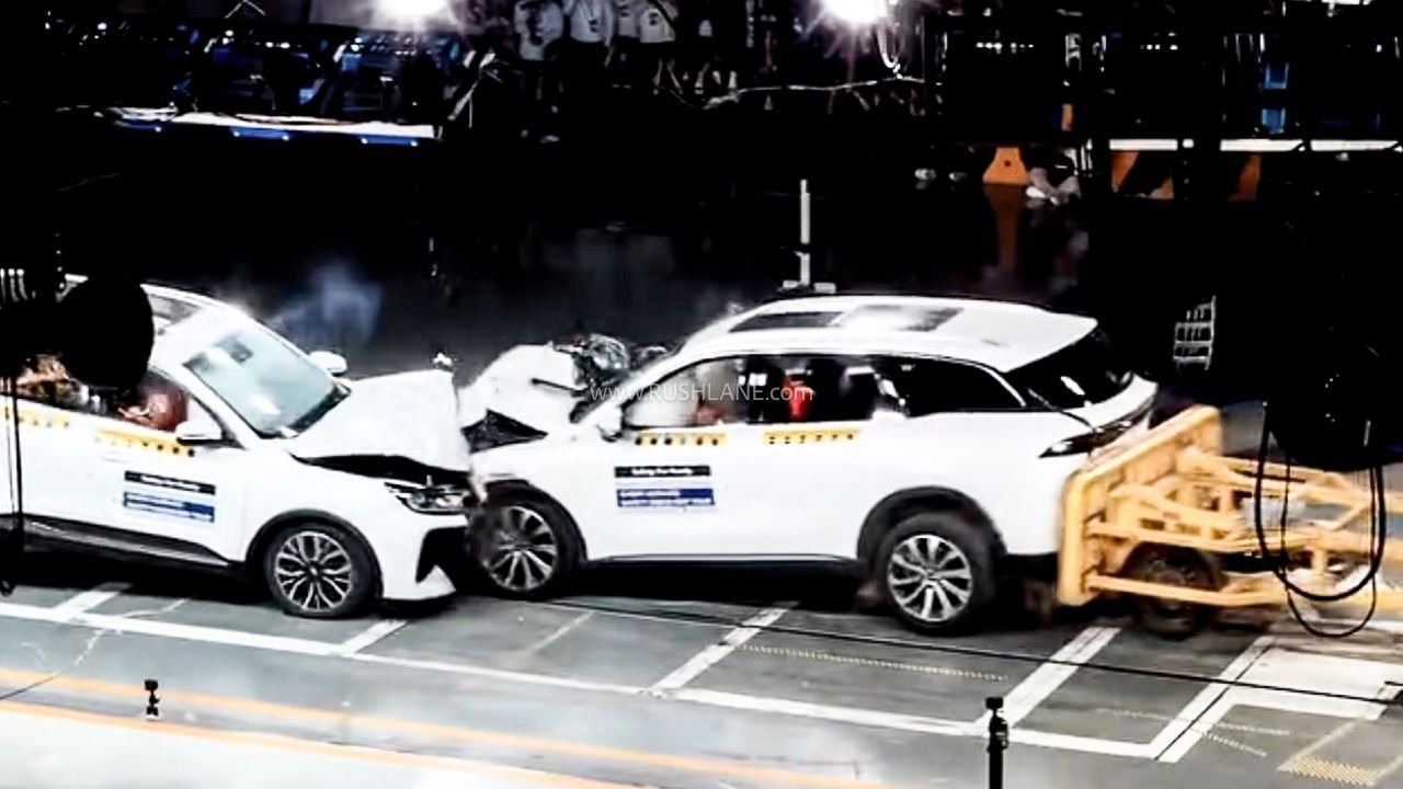chery three vehicle crash test