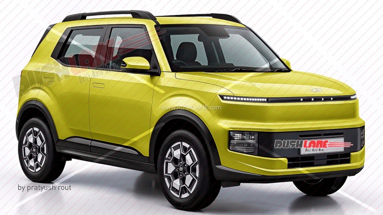 New Hyundai electric SUV for India - renders