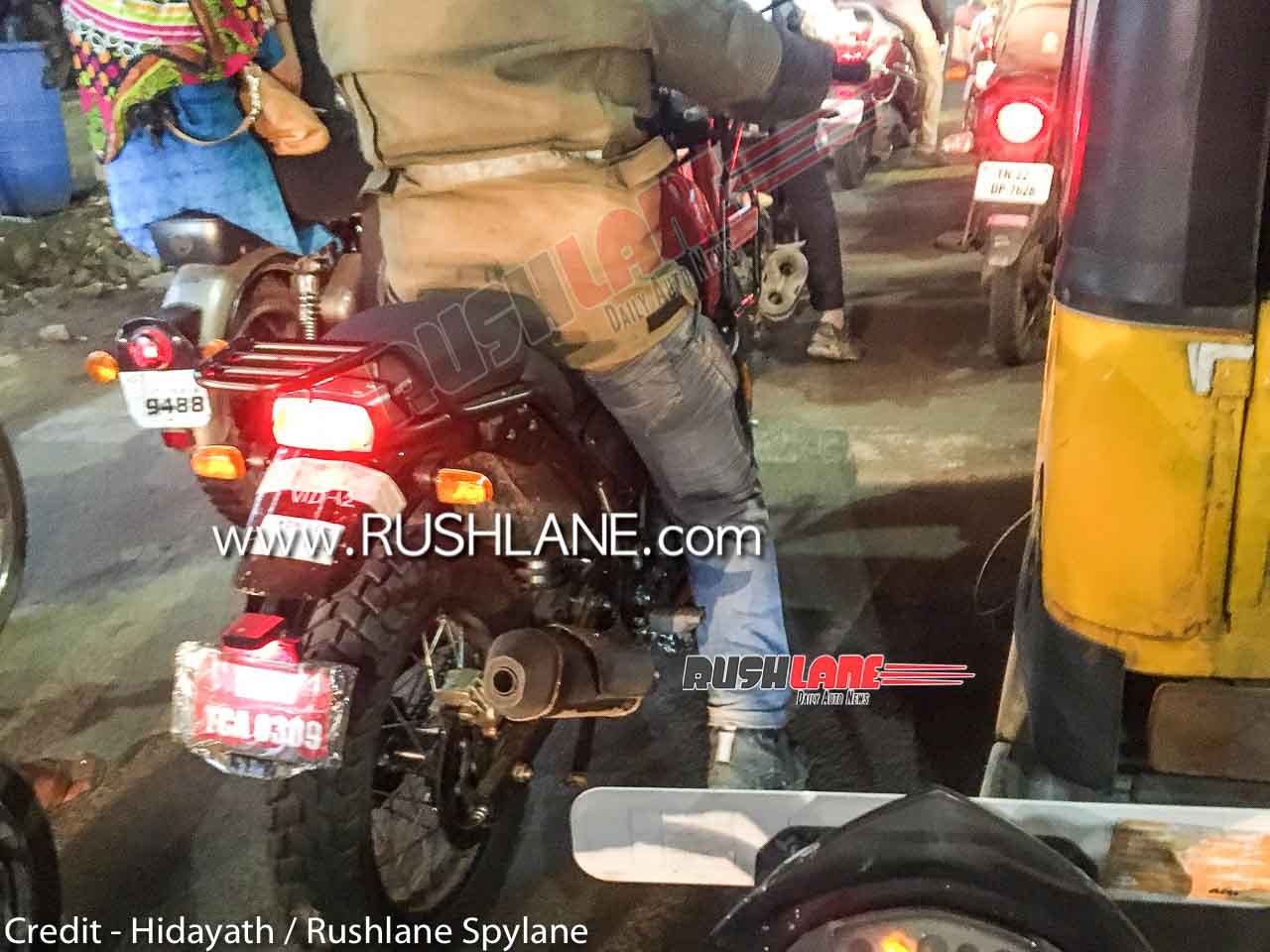 Royal Enfield Himalayan 440 spied