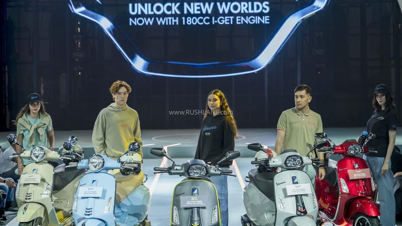 Vespa Primavera 180 and Sprint 180 launched