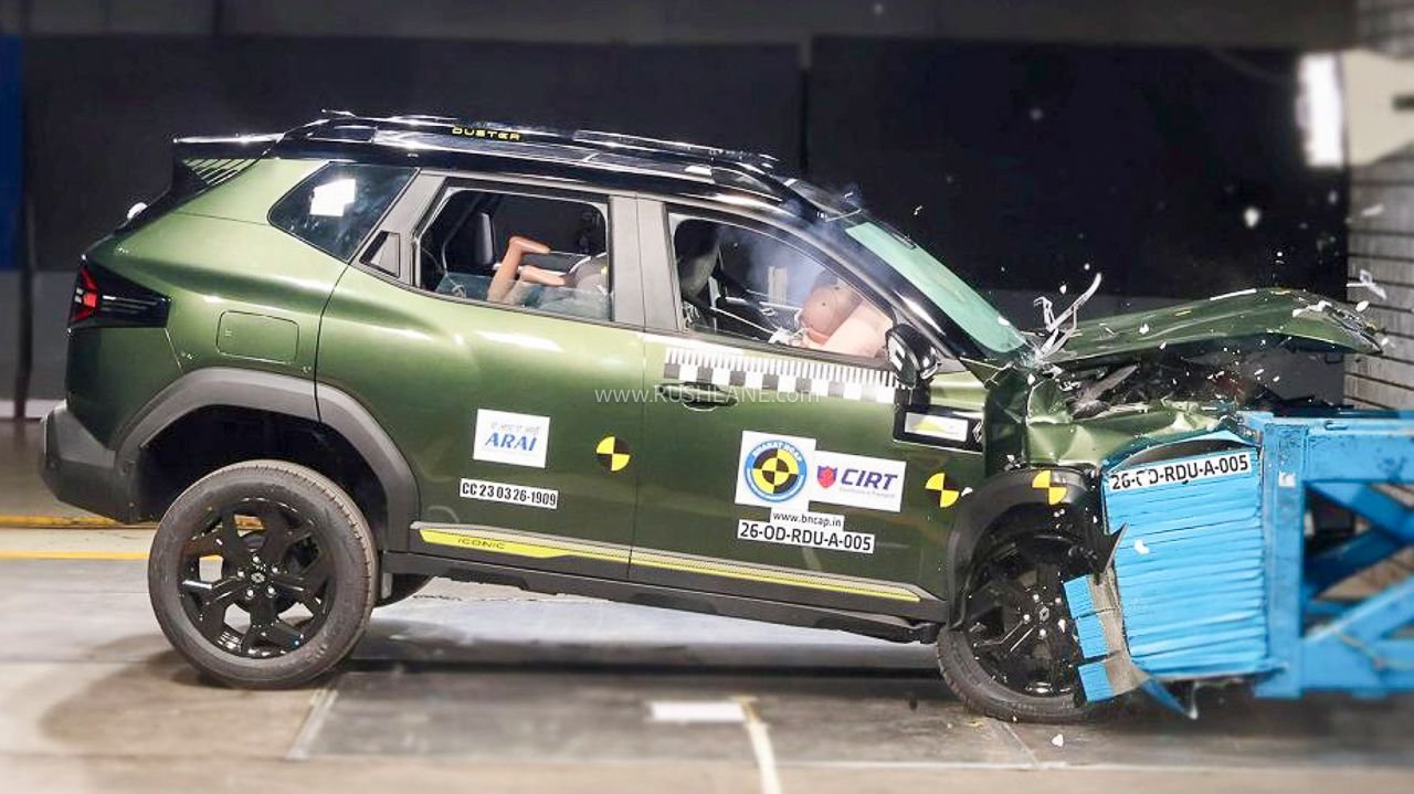 Renault Duster Crash Test India NCAP