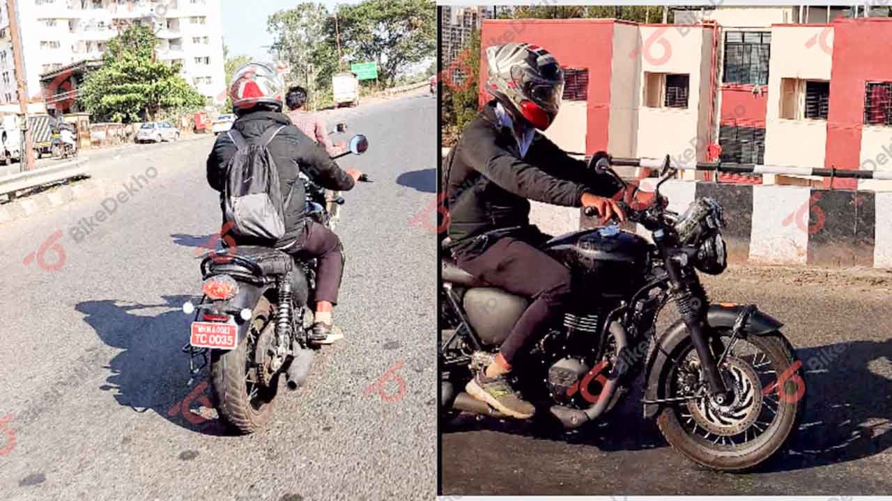 Sportier Triumph Bonneville 400 spied