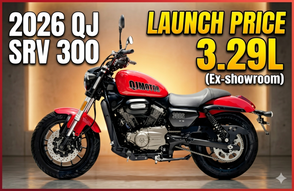 026 QJ SRV 300 launch price 3.29L d