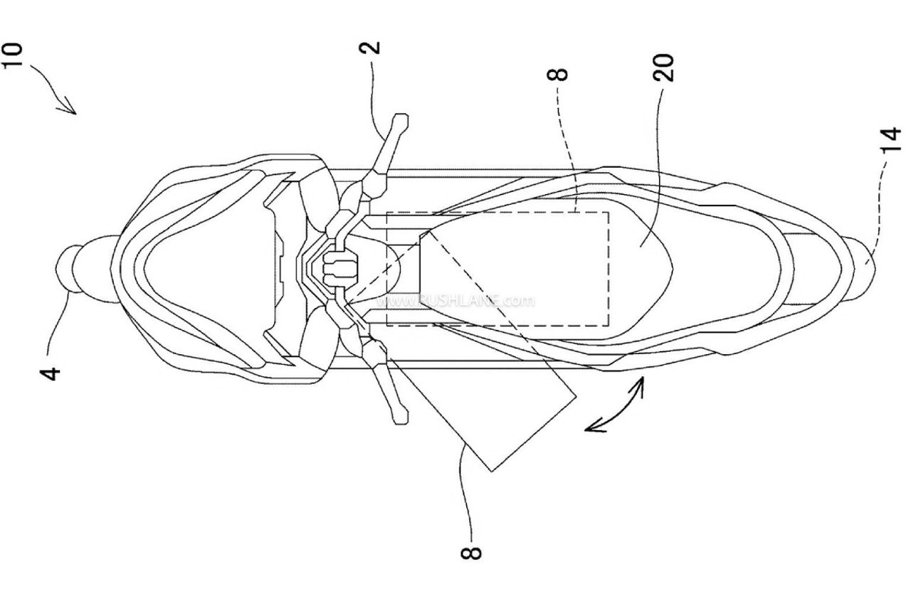 Toyota hydrogen scooter patent - based on Suzuki Burgman