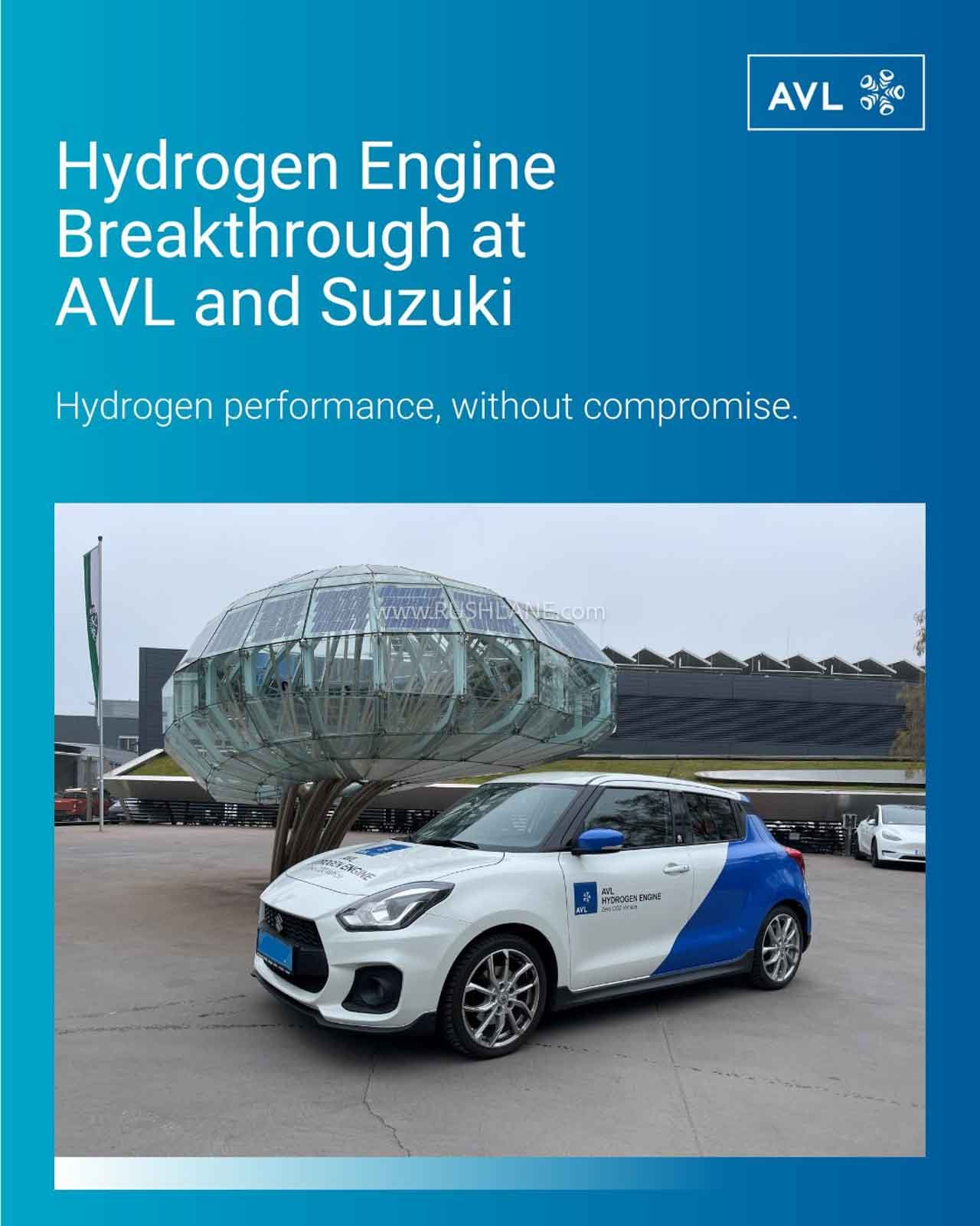 Suzuki Swift Hydrogen showcased