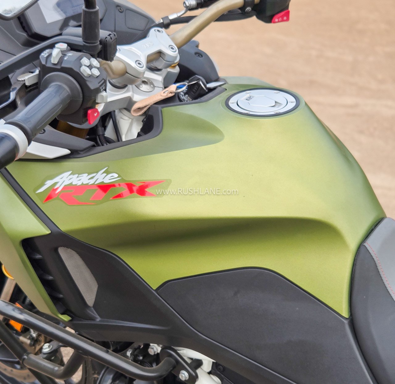 TVS Apache RTX 300 12.5L Fuel Tank